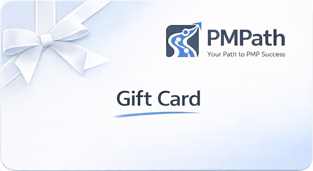 PMPath gift card for the PMP mock exam experience